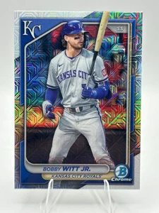 2024 Bowman Chrome Bobby Witt Jr. Kansas City Royals Mojo Refractor #1 - Picture 1 of 2