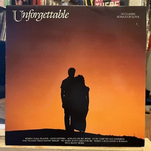 [SOUL/ROCK/POP]~EXC LP~VARIOUS~Unforgettable~18 Classic Songs Of Love~[1988]~UK - Picture 1 of 5