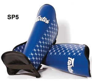 FAIRTEX SP5 COMPETITION SHIN PADS GUARDS MUAY THAI KICK BOXING MMA PROTECTIVE - Picture 1 of 11