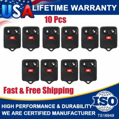 Lote de 10 Transmisores Llavero Control Remoto Entrada Sin Llave Para Ford 04-2009 F150 Foto 1 de 4