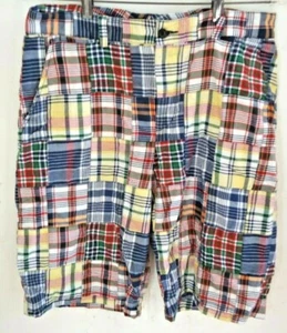 Ralph Lauren Boy's Shorts Size 20 Blue Yellow White Free Shipping EUC - Picture 1 of 3