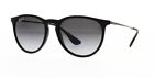 Ray Ban 4171 622/T3 Erika Classic  Polarized 54mm Rubber Black Sunglasses