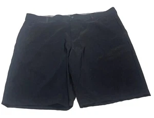 Rorie Whelan Men's Golf Shorts Size 38 Flat Front Black Nylon Spandex - Picture 1 of 14