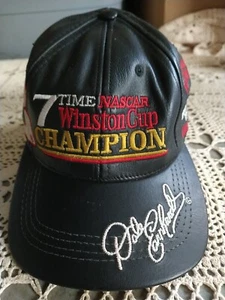Dale Earnhardt 7 Time NASCAR Winston Cup Champion Lederhut schwarz - Bild 1 von 5