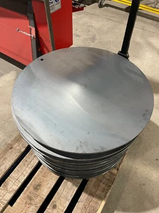 Bauzeitendeckel Schachtabdeckung Stahl roh - Metall Blech Abdeckung Deckel Bau - Bild 1 von 3