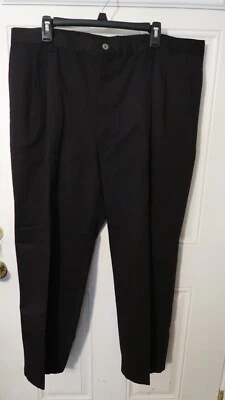 PANTALONES LARGOS BRITTANIA HOMBRE NEGRO CASUAL/VESTIDO USADOS LIGERAMENTE USADOS TALLA 44 X 30 Foto 1 de 4
