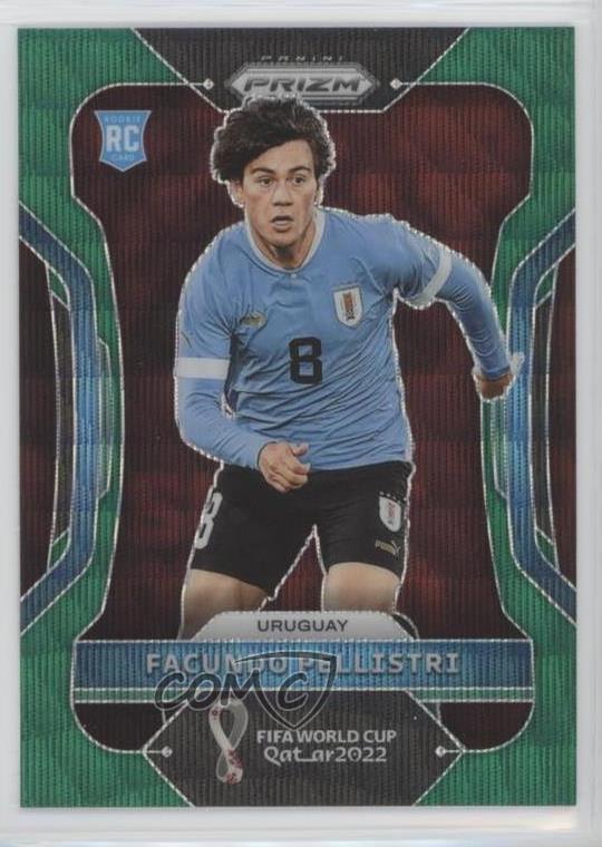 2022 Panini Prizm World Cup Qatar Green Wave Prizm Facundo Pellistri #275