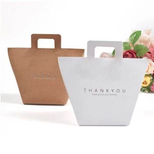 20PCS Christmas Gift Bags Party Candy Paper Bag Cookie Wrapping Pouch Sack - Picture 1 of 14