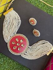 Latest Beautiful Ethnic Indian Traditional Bollywood Style Kundan Necklace Set