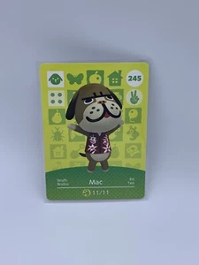 245 Mac - Series 3 Animal Crossing Amiibo Card Unscanned And Genuine - Picture 1 of 2