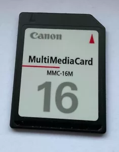 Canon 16MB MMC-16M Multi Media Card - tracked postage - Made in Japan - Picture 1 of 4