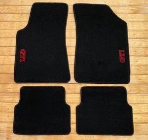For VW Golf GTI Mk2 interior floor mats carpet black Set 4 piece 1985-92 - Picture 1 of 4