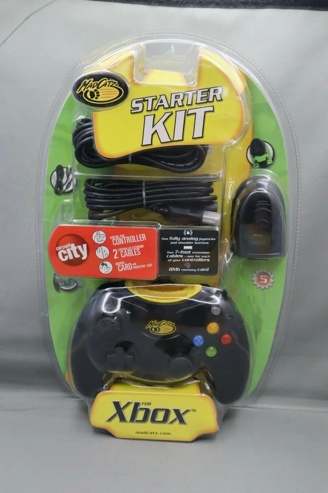 MADCATZ CONTROLLER STARTER KIT FOR XBOX BRAND NEW SEALED - Image 1 of 4