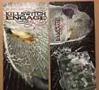 KILLSWITCH ENGAGE Rare 2006 DOUBLE FACE PROMO TOUR AFFICHE PLAT 4 matrices CD 12x28