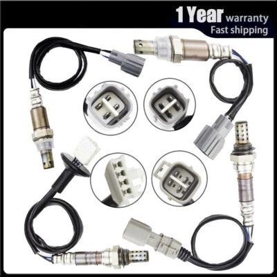 Sensor de oxígeno O2 4 piezas para Toyota Sienna V6 2007 2008 2009 2010 3,5 L superior + inferior Foto 1 de 4