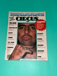 RARE Circus Rock Magazine August 24, 1976 Alice Cooper Led Zeppelin KISS ZZ Top - Bild 1 von 12