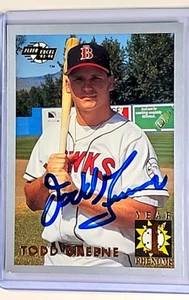 1993 1994 Fleer Excel Phenom Rookie signed Autogramm #7 Todd Greene Auto RC - Bild 1 von 2