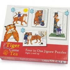 Tiger Who Came To Tea 4 in 1 Puzzles
