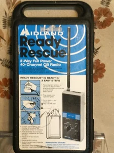 Radio CB Midland Ready Rescue de colección (1981) DOS VÍAS potencia completa 40 canales - Imagen 1 de 5