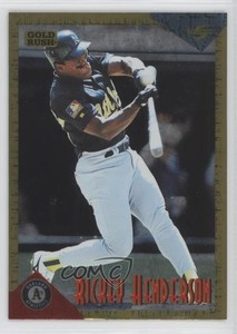 1994 Score Rookie & Traded Gold Rush Rickey Henderson #RT13 HOF