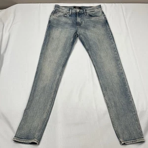 Hudson Jeans AXL Skinny Fit Size 32x32 Light Wash Stretch Blue Denim - Picture 1 of 10