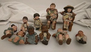 Sarah's Attic Boys & Girls Figurines Lot Of 10 USED - Picture 1 of 18
