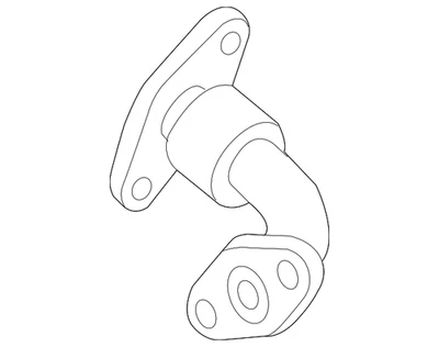 Tubo original Mitsubishi Egr 1582A098 Foto 1 de 2