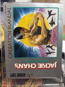 Jackie Chan's Action Kung Fu NES Nintendo Manual 1990  w/ Manual Protector