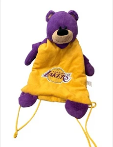Los Angeles Lakers NBA Children’s Teddy Bear drawstring backpack - Picture 1 of 5