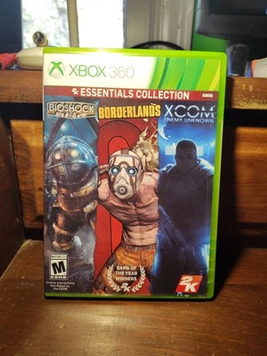 2K Essentials Collection: Bioshock, Borderlands & XCOM (Xbox 360, 2013) New - Image 1 of 4