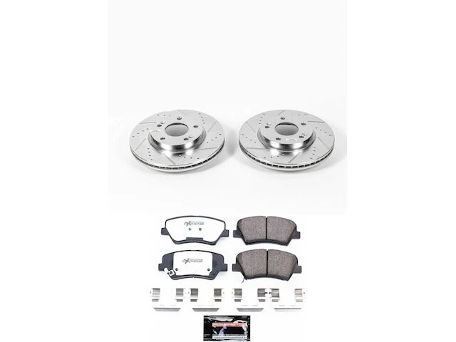 Kit de pastillas de freno y rotor para Elantra Coupe GT Veloster Forte Koup Forte5 RG37Y2 Foto 1 de 1