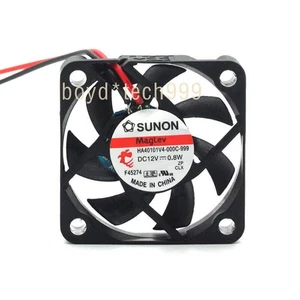 1pcs For SUNON HA40101V4-000C-999 DC12V 0.8W 40*40*10mm 2-wire cooling fan - Afbeelding 1 van 3