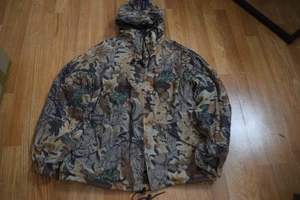 Walls Water-Pruf Jacket Mens Large Camo Advantage Fleece Hooded Waterproof - Picture 1 of 11