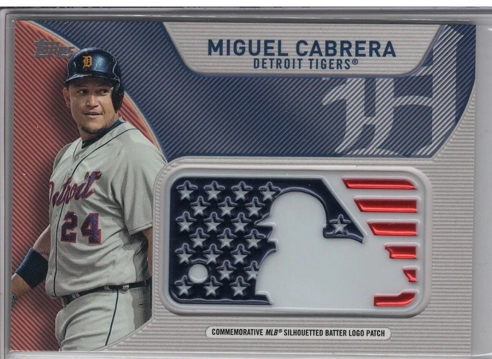 Miguel Cabrera Raro Día de la Independencia LOGOMAN Salón de la Fama de los Tigres de Detroit!! Foto 1 de 1