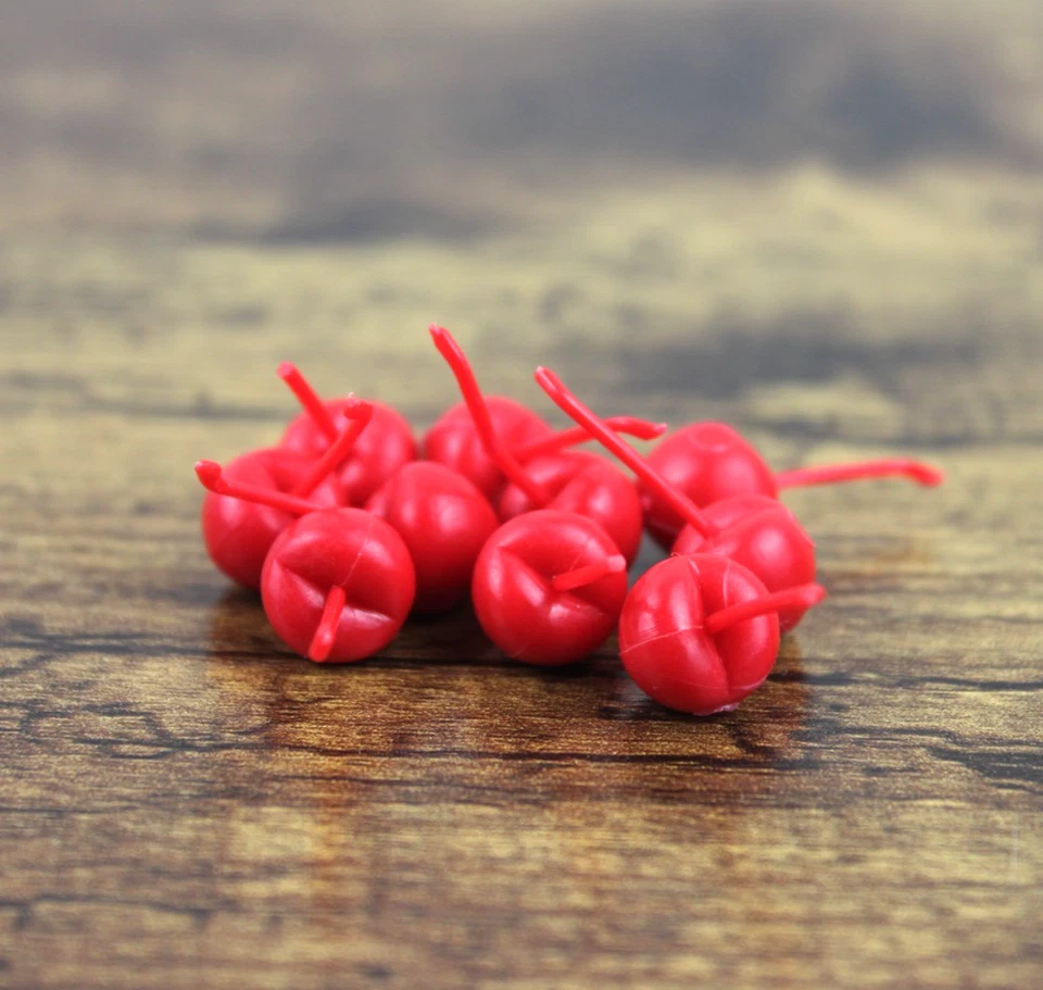 Piezas de repuesto para juegos de mesa Hi Ho Cherry-O -- 10 cerezas rojas -- vintage 1985 Foto 1 de 1