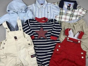 Vintage Y2K 2000s Tommy Hilfiger Baby Rompers & Overalls Lot 7 Bundle 0-12 Month - Picture 1 of 24