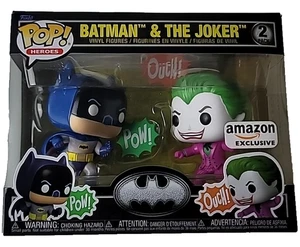 Funko Pop! Vinile DC Universe Batman & The Joker Confezione da 2 Esclusive Amazon Nuovo - Foto 1 di 20
