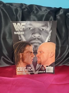 1998 April WWF Magazine Stone Cold Steve Austin With Posters & Cards Mike Tyson - Picture 1 of 4