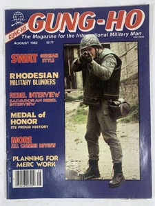 Vintage GUNG HO Magazin August 1982 Militär Armee Kampf 80er - Bild 1 von 3