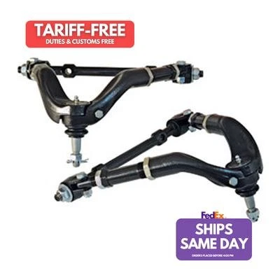 Spc 97110, 2 Pack Black Steel Fits Gm A- Body Adjustable Co Ntrol Arm Pair Perfo - Image 1 of 4