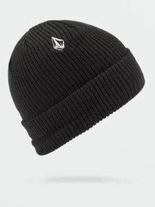 Volcom Poppen Beanie Black NWT OSFM - Picture 1 of 2