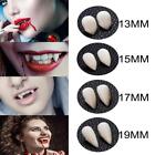 1 para białych sztucznych zębów wampiry kły diabelskie zęby wilczarz sztuczne zęby