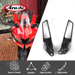 For Aprilia RSV1000R Factory 2006-2009 Adjustable Rear View Mirror Side Mirror - Foto 1 di 9