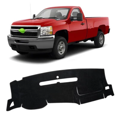 Cubierta antirreflejo para GMC Sierra 1500 2500 3500 2007-2013 alfombrilla de tablero Foto 1 de 4