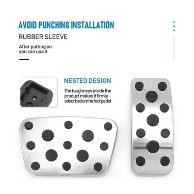 Para Toyota Camry Lexus Pedal de Freno Acelerador Pie Cubierta Pastilla Pisada Gas Foto 1 de 4