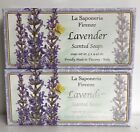 2-Pack Saponeria ~ Lavender Scented Bar Soap 6 Bars 4.40 Oz Each