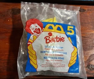 LIFEGUARD KEN w/ JET SKI 1994 McDonalds Happy Meal #5 Doll Factory Sealed - Picture 1 of 2