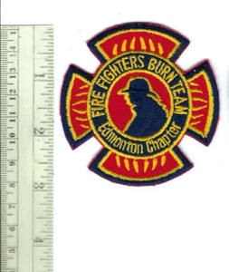 Fire Fighters Burn Team - Edmonton Chapter AB Alberta, CANADA patch - NEW! - Picture 1 of 1