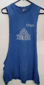 VTG 1996 TIBETAN FREEDOM CONCERT STAFF T SHIRT BEASTIE BOYS DISTRESSED XL MENS L - Picture 1 of 4