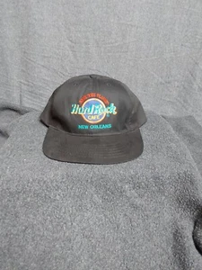 Vintage 90's Hard Rock Cafe New Orleans Snapback Hat - Picture 1 of 4